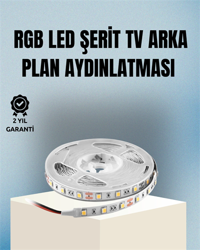 Müzikle Senkronize LED Şerit TV Aydınlatma