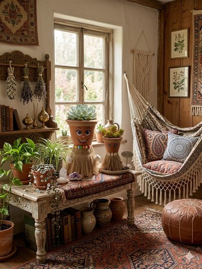 NF Bohem İkili Saksı