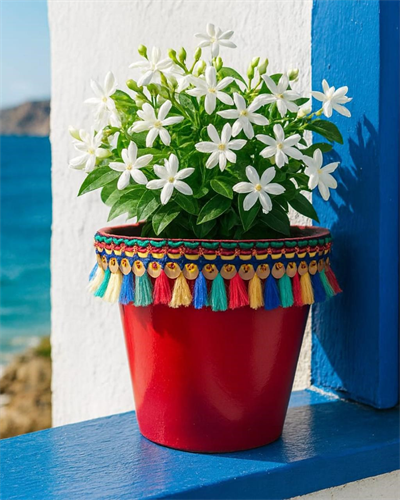 NF DEKORATİF SAKSI 1.7 LİTRE Kırmızı