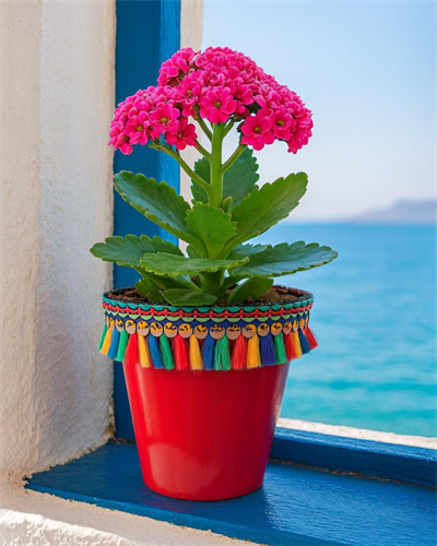 NF DEKORATİF SAKSI 1.7 LİTRE Kırmızı