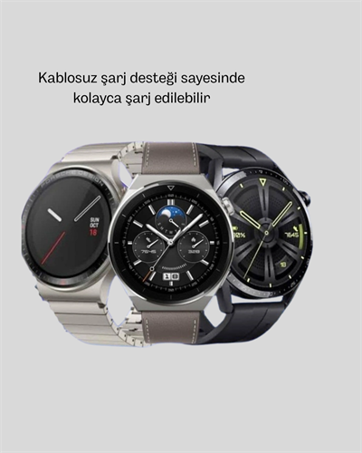 NFC Destekli Akıllı Saat – Kablosuz Şarj & Sesli Arama Özelliği