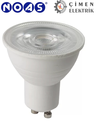 NOAS YL91 0702M 7W Mercekli Led Çanak Ampül 3200K Günışığı GU10 Duy