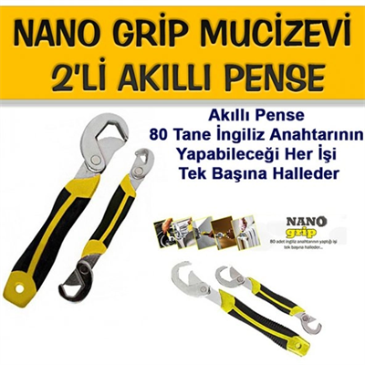 Nano Grip Akıllı Anahtar Pense Bx40
