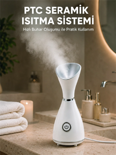 Nano İyonik Cilt Bakım Buhar Makinesi PTC Isıtma Sistemli