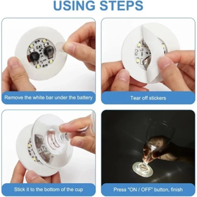 Nargile Altı Yapışkanlı Led Işık