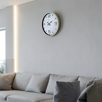 Natural Krem 36 Cm Duvar Saati