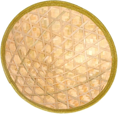 Naturel Renk Cambodia Kamboçyalı Vietnam Şapkası Pvc Hasır