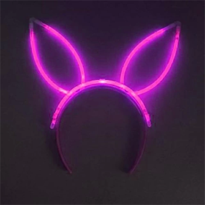 Karanlıkta Yanan Glow Neon Fosforlu Taç - 6 Adet