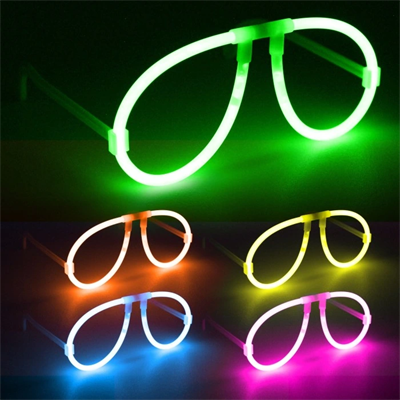 Neon Glow Fosfor Gözlük – Festival & Parti (12'li Set)