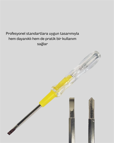 Neon Işıklı Elektrik Kontrol Kalemi