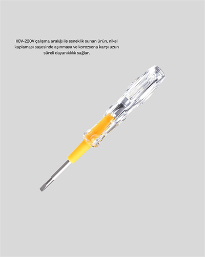 Neon Işıklı Elektrik Kontrol Kalemi