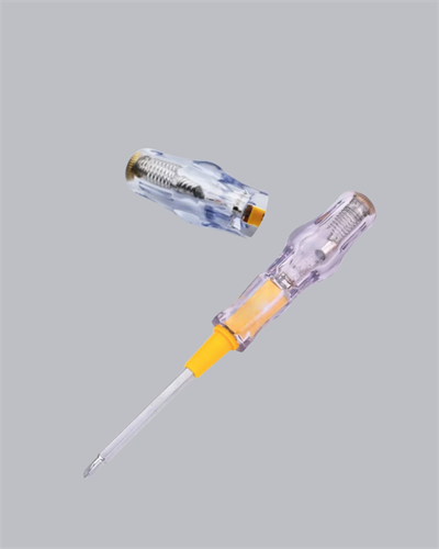 Neon Lambalı Elektrik Kontrol Kalemi Nikel Kaplama 110-220V