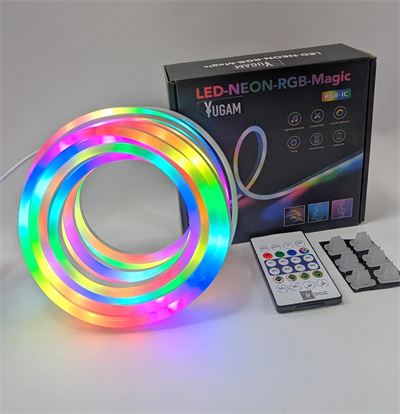 Neon Led Esnek Aydınlatma - Rgb Magıc Smart - 5 Metre Paket Ip67 - Uzaktan Kumanda + Uygulama Bx40