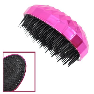 Neon Pembe Düzleştirici Tarak Geniş Aralıklı Her Saç Tipine Uygun Fırçalı Saç Düzleştirici (3936)