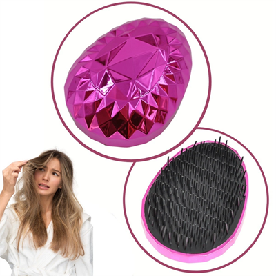 Neon Pembe Düzleştirici Tarak Geniş Aralıklı her Saç Tipine Uygun Fırçalı Saç Düzleştirici Bx40