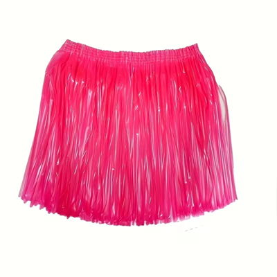 Neon Pembe Hawaii Parti Eteği 40 Cm