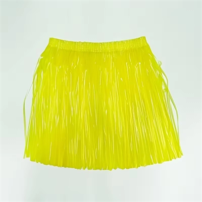 Neon Sarı Hawaii Parti Eteği 40 Cm Bx40