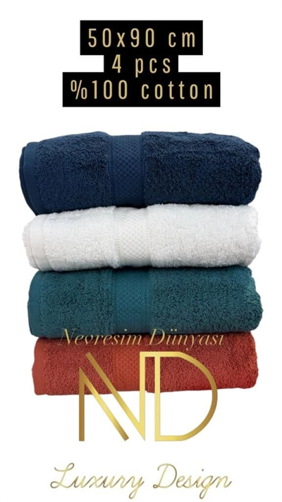 Nevresim Dünyası 50x100 4lü Havlu Prime 1
