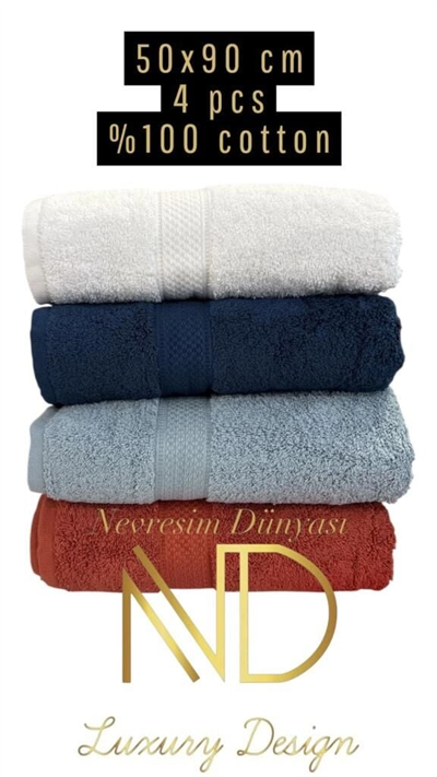 Nevresim Dünyası 50x100 4lü Havlu Prime 2