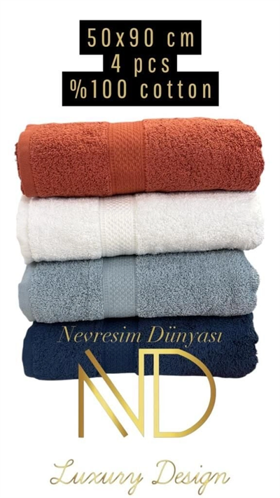 Nevresim Dünyası 50x100 4lü Havlu Prime 3