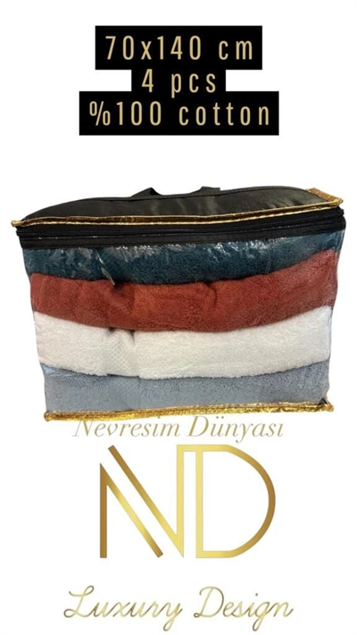Nevresim Dünyası 70x140 4lü Havlu Prime 3