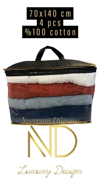 Nevresim Dünyası 70x140 4lü Havlu Prime 2