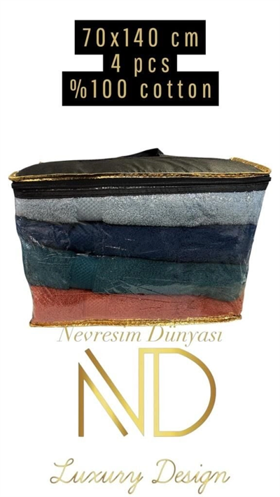 Nevresim Dünyası 70x140 4lü Havlu Prime 5