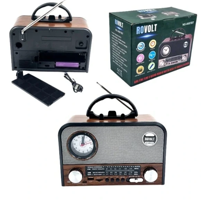 Nns Ns-6697bt Taşınabilir Bluetooth Nostaljik Radyo Bx40