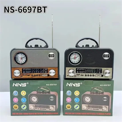 Nns Ns-6697bt Taşınabilir Bluetooth Nostaljik Radyo Bx40