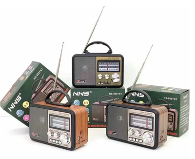 Nns Ns-8897 Orta Boy Retro, Nostaljik, Ahşap Tasarım Radyo Bx40