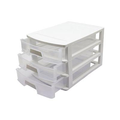 No:3 Çekmece 3 Katlı 35x25.4x22.6cm Siyah Veya Beyaz Gönderilir Bx40