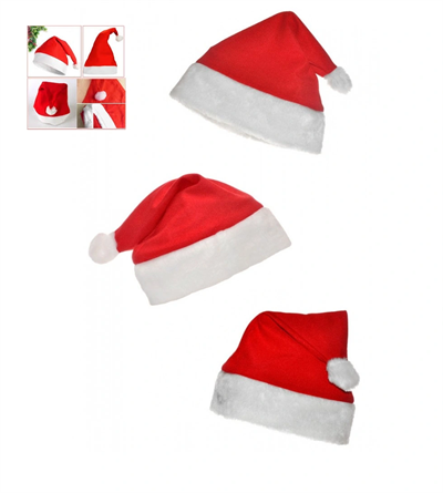 Noel Baba Şapkası 3 Adet Set