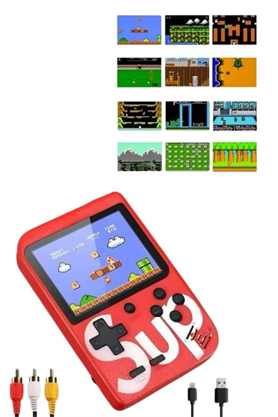 Nostalji Oyunlu Mini Atari Gamebox 400 Oyunlu El Atarisi