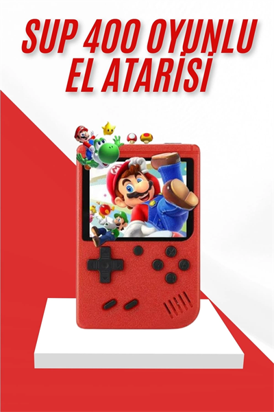 Nostalji Oyunlu Mini Atari Gamebox 400 Oyunlu El Atarisi