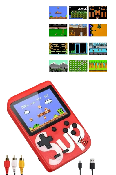 Nostalji Oyunlu Mini Atari Gamebox 400 Oyunlu El Atarisi