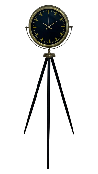 Nostalji Şık Tasarım Tripod Ayaklı Saat