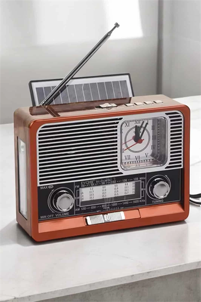 Nostaljik Görünümlü USB Girişli Bluetooth Bağlantılı Radyo