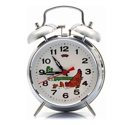 Nostaljik Kurmalı Horozlu Çalar Saat Büyük Boy