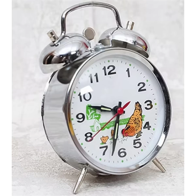 Nostaljik Kurmalı Horozlu Çalar Saat Büyük Boy