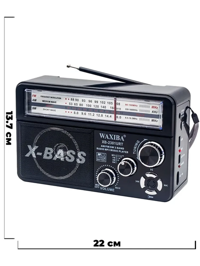 Nostaljik Radyo Waxıba Nostaljik Radyo Bluetooth Fm Usb Xb-2301rt Bx40