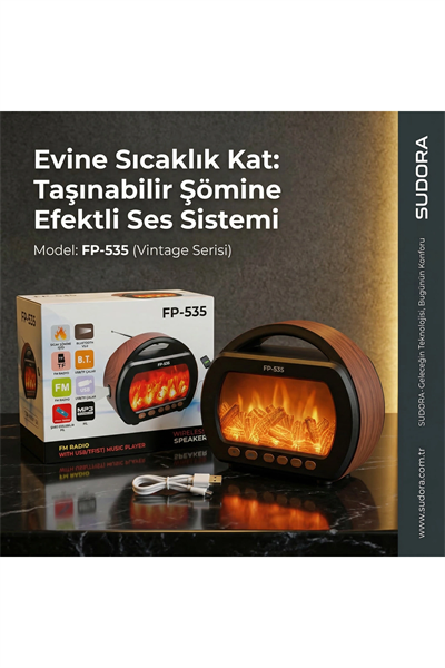 Nostaljik radyo Bluetooth özellikli, el fenerli, çok renkli, 2 yıl garantili - Elektronik
