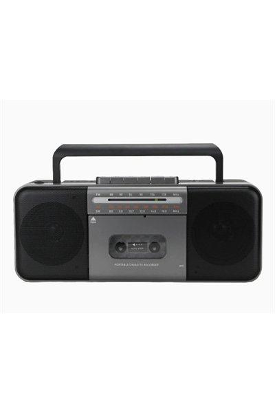 Nostaljik radyo FM radyo USB MP3 çalar kablosuz hoparlör Bluetooth gri 2 yıl garantili