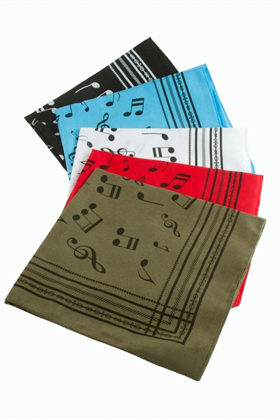 Nota Desenli Keten Bandana 50*50