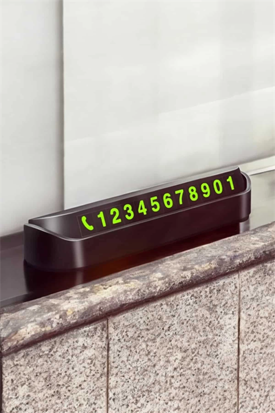 Numaralık Araç İçi Araba Araç Park Numaratör Telefon Numarası Yazma