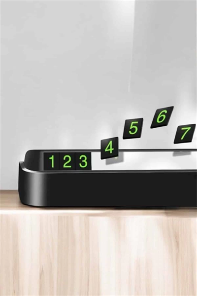 Numaralık Araç İçi Araba Araç Park Numaratör Telefon Numarası Yazma