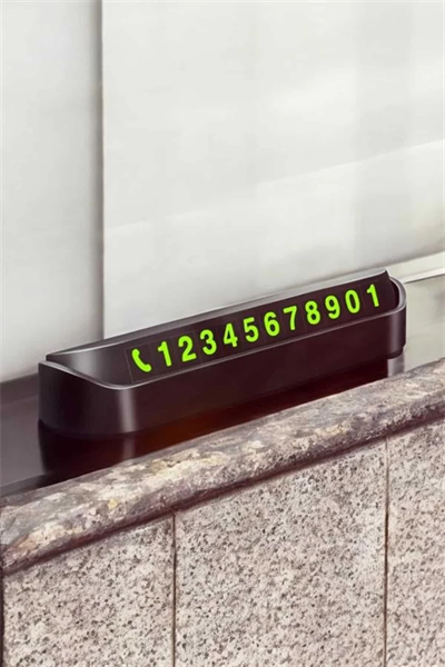 Numaralık Araç İçi Araba Araç Park Numaratör Telefon Numarası Yazma