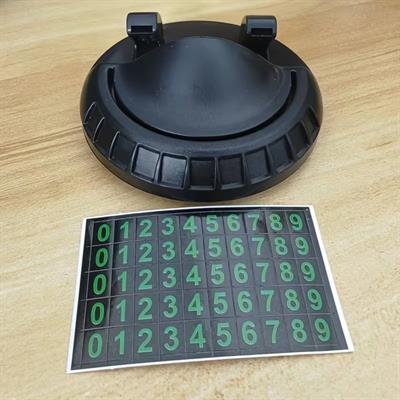 Numaratörlü Güçlü Yapışkanlı 360 Derece Dönebilen Su Geçirmez Araç İçi Telefon Tutucu Plastik Aparat (3936)