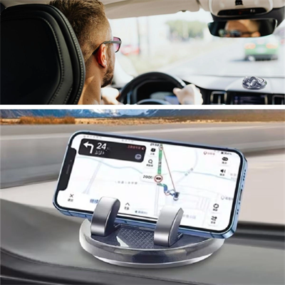 Numaratörlü Güçlü Yapışkanlı 360 Derece Dönebilen Su Geçirmez Araç İçi Telefon Tutucu Plastik Aparat Bx40