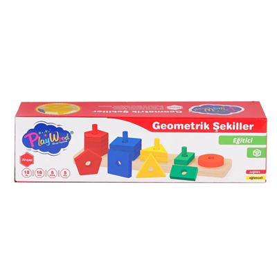 ONY-305 Ahşap Geometrik Şekiller -Onyıl Oyuncak