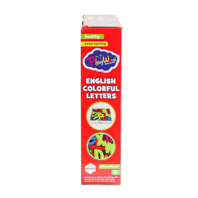 ONY-402 Ahşap Renkli Harfler 33 Parça